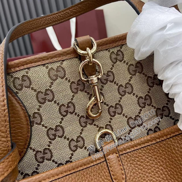 Gucci專櫃古馳最新款Totissima系列托特包雙面手提購物包 jh2960型號：839112